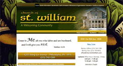 Desktop Screenshot of churchofstwilliam.com